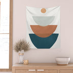  Minimal Shapes No.34 Wall Tapestry Gallery Image 2
