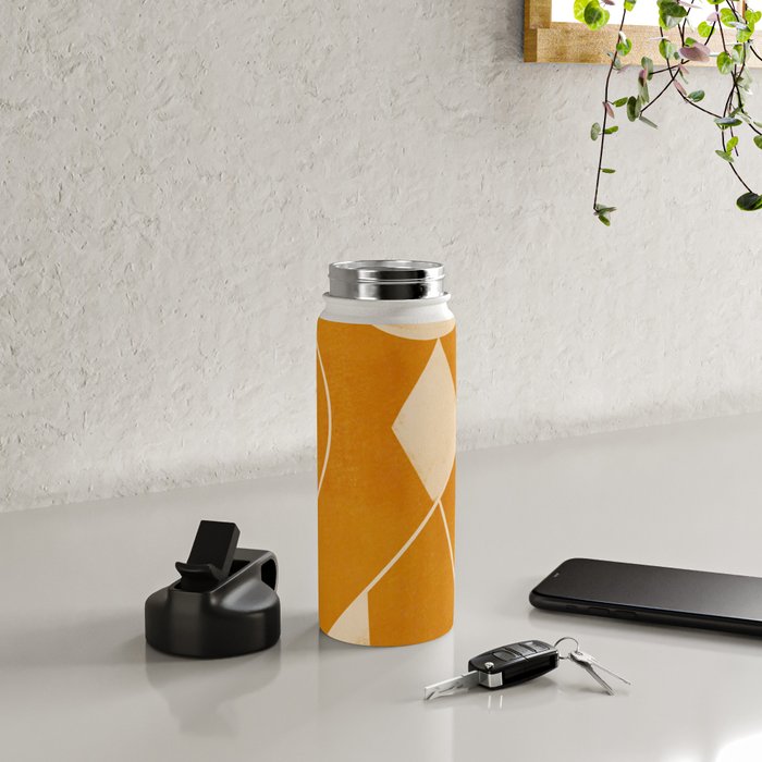 Abstract line art 32 Water Bottle Gallery Image 4