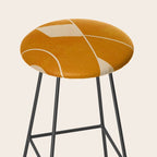 Abstract line art 32 Stool Gallery Image 2