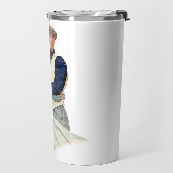 The Quiet Man - Watercolor Travel Mug Gallery Image 2