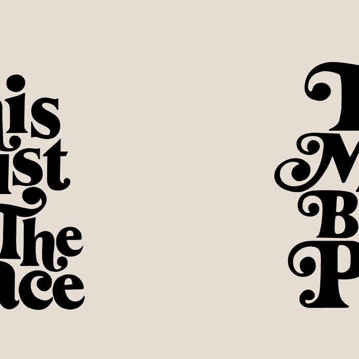 This Must Be The Place - Black & Beige Coffee Mug Gallery Image 2