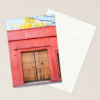 Wooden doors of Oaxaca | Mexico Travel Photography  Stationery Card Gallery Image 2