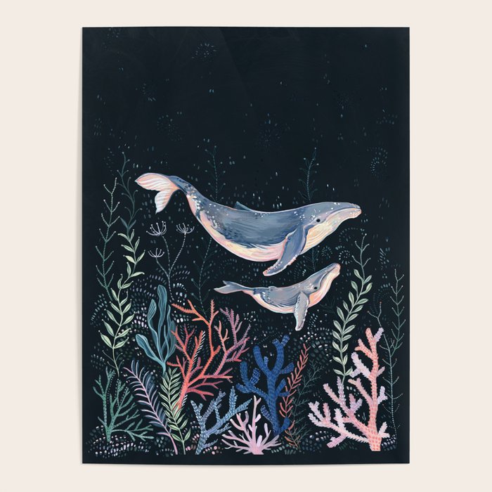 Whales and Coral Poster Gallery Image 4