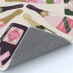 French Champagne Collection - Pink & Green Rug Gallery Image 4