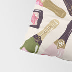 French Champagne Collection - Pink & Green Pillow Sham Gallery Image 4
