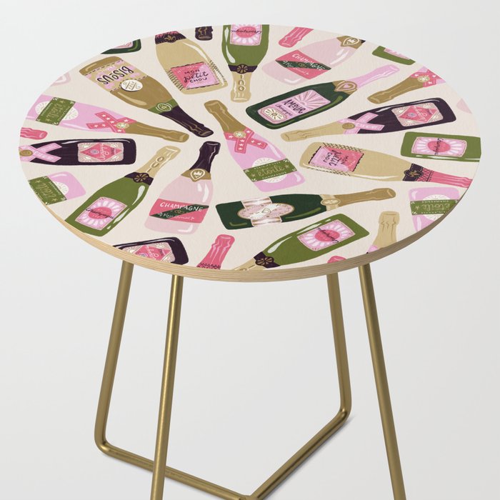French Champagne Collection - Pink & Green Side Table Gallery Image 2