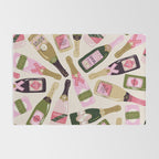 French Champagne Collection - Pink & Green Rug Gallery Image 2