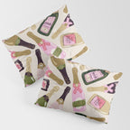French Champagne Collection - Pink & Green Pillow Sham Gallery Image 3