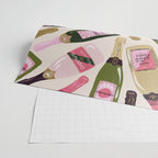 French Champagne Collection - Pink & Green Wrapping Paper Gallery Image 2