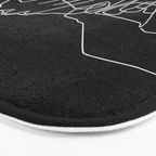 Black Pinky Swear Bath Mat Gallery Image 3