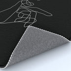 Black Pinky Swear Rug Gallery Image 4