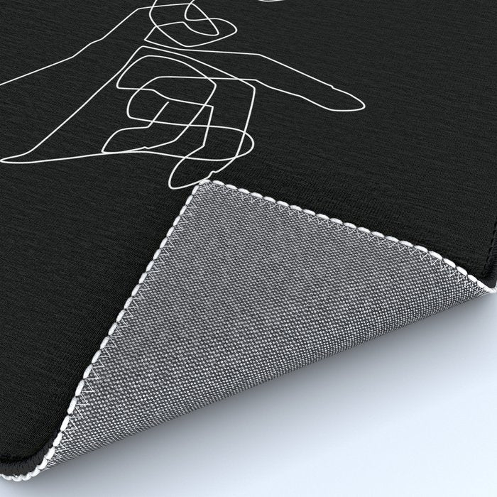 Black Pinky Swear Rug Gallery Image 4