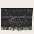 Black Pinky Swear Wall Hanging Gallery Image 1