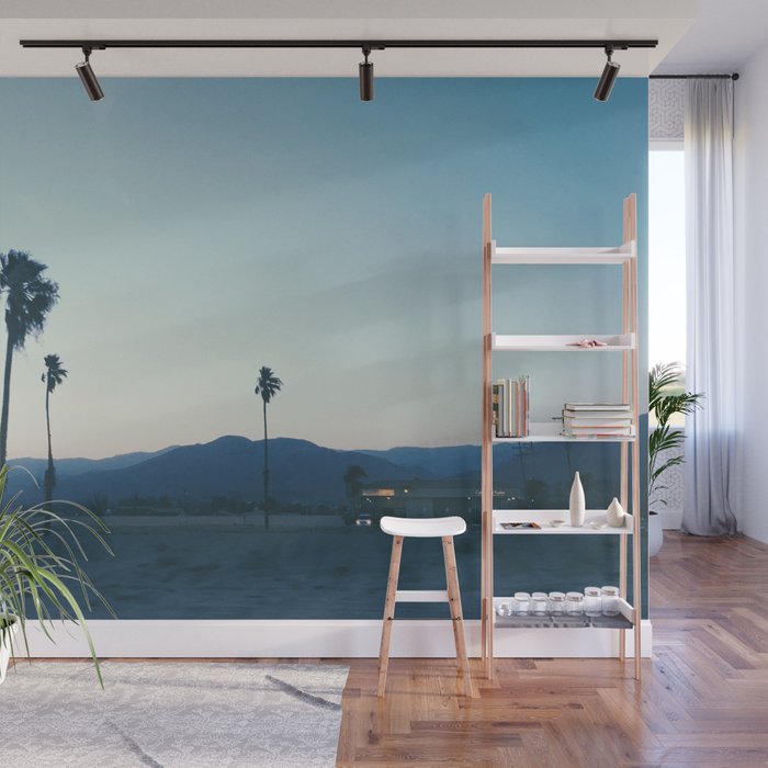 PALM TREES IN CALIFORNIA II Wall Mural Gallery Image 1
