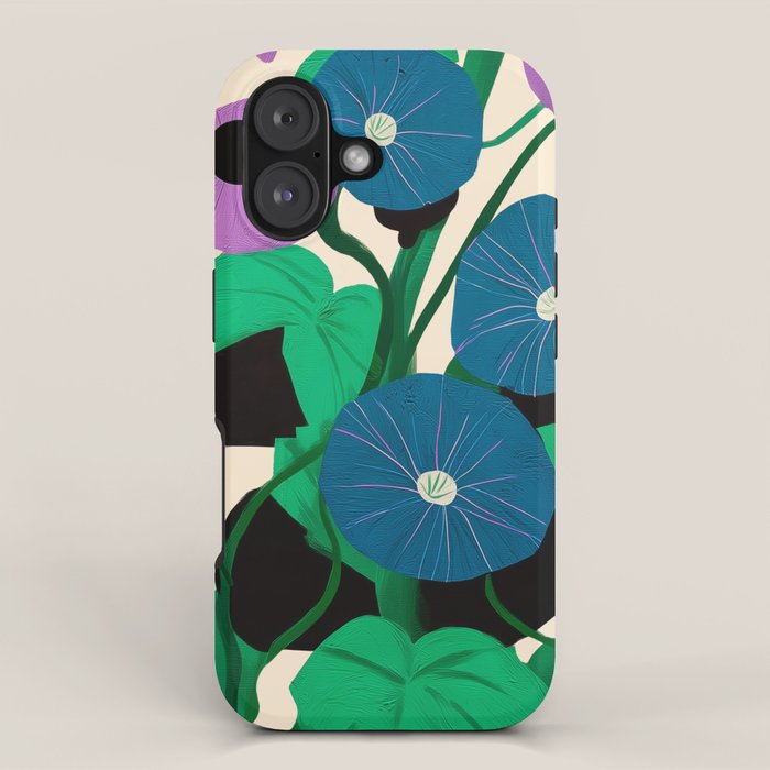 Blue Petunia Study iPhone Case Gallery Image 1