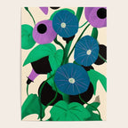 Blue Petunia Study Poster Gallery Image 4