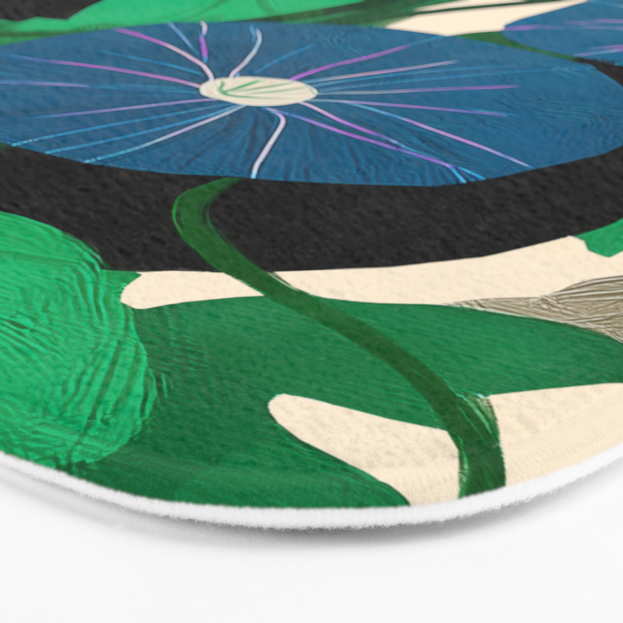 Blue Petunia Study Bath Mat Gallery Image 3