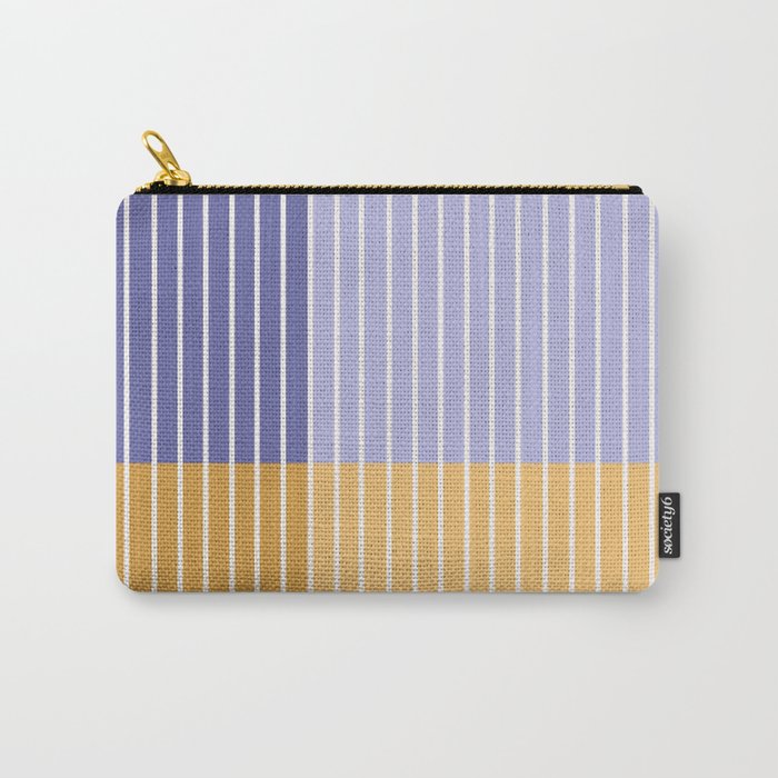 Color Block Line Abstract XXI Carry All Pouch Gallery Image 1