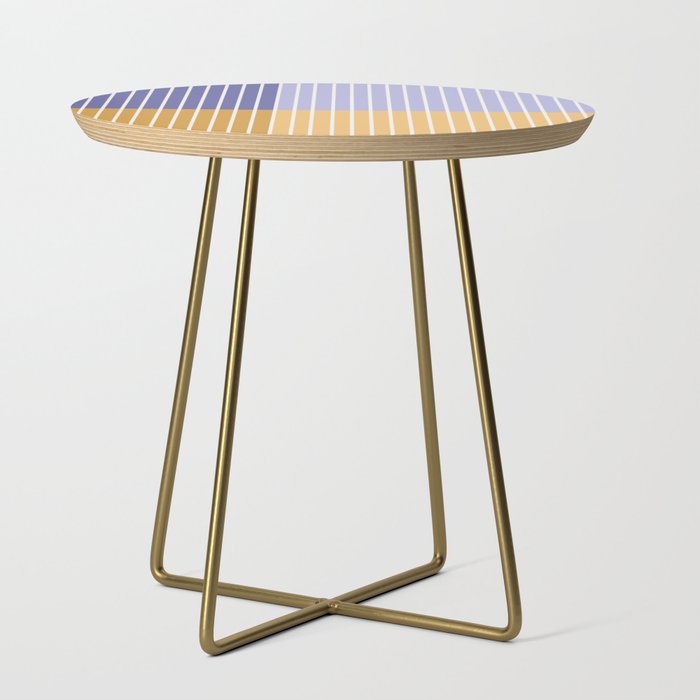 Color Block Line Abstract XXI Side Table Gallery Image 1