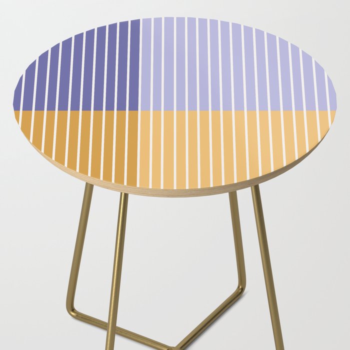 Color Block Line Abstract XXI Side Table Gallery Image 2