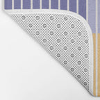 Color Block Line Abstract XXI Bath Mat Gallery Image 2