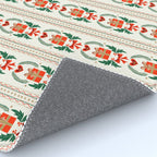 Vintage Holiday Gift and Greenery - Christmas Decorative Design Rug Gallery Image 4