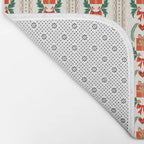 Vintage Holiday Gift and Greenery - Christmas Decorative Design Bath Mat Gallery Image 2