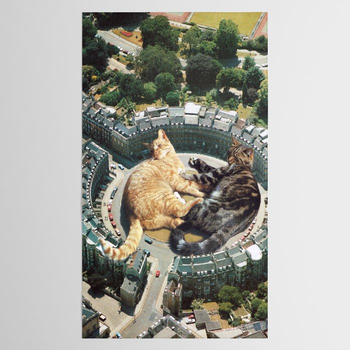 Lazy Cats Roundabout  Tablecloth Gallery Image 2