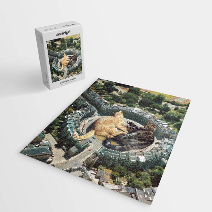Lazy Cats Roundabout  Jigsaw Puzzle Gallery Image 2