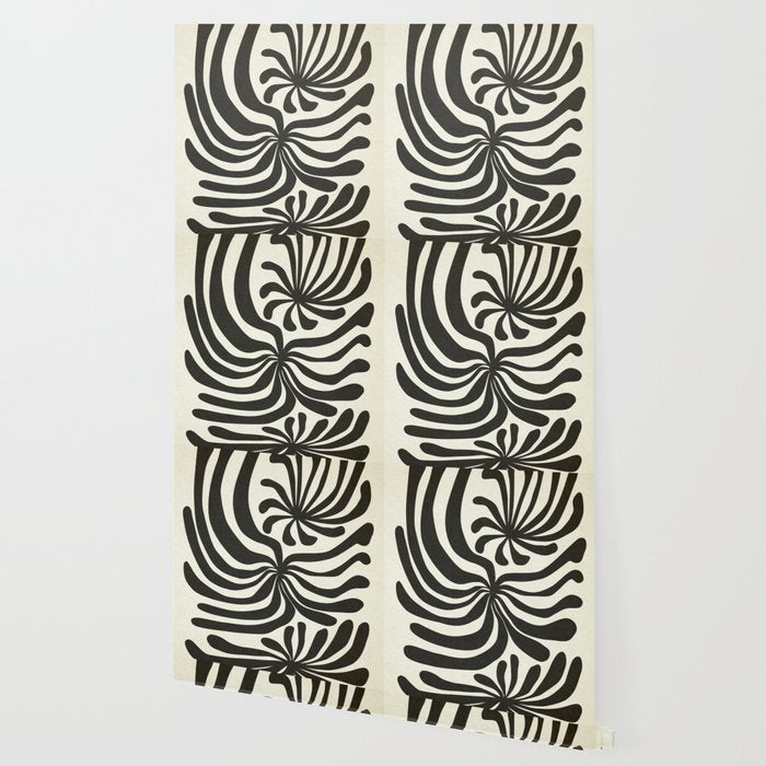 abstract blossom flower-black Wallpaper Gallery Image 2