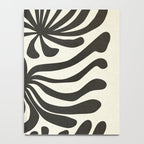 abstract blossom flower-black Notebook Gallery Image 4