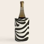 abstract blossom flower-black Wine Chiller Gallery Image 3