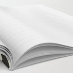 abstract blossom flower-black Notebook Gallery Image 2