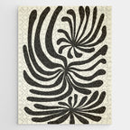 abstract blossom flower-black Jigsaw Puzzle Gallery Image 1