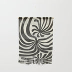 abstract blossom flower-black Wall Hanging Gallery Image 1