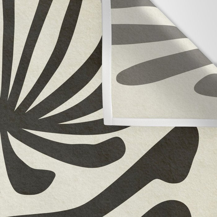 abstract blossom flower-black Wall Tapestry Gallery Image 3