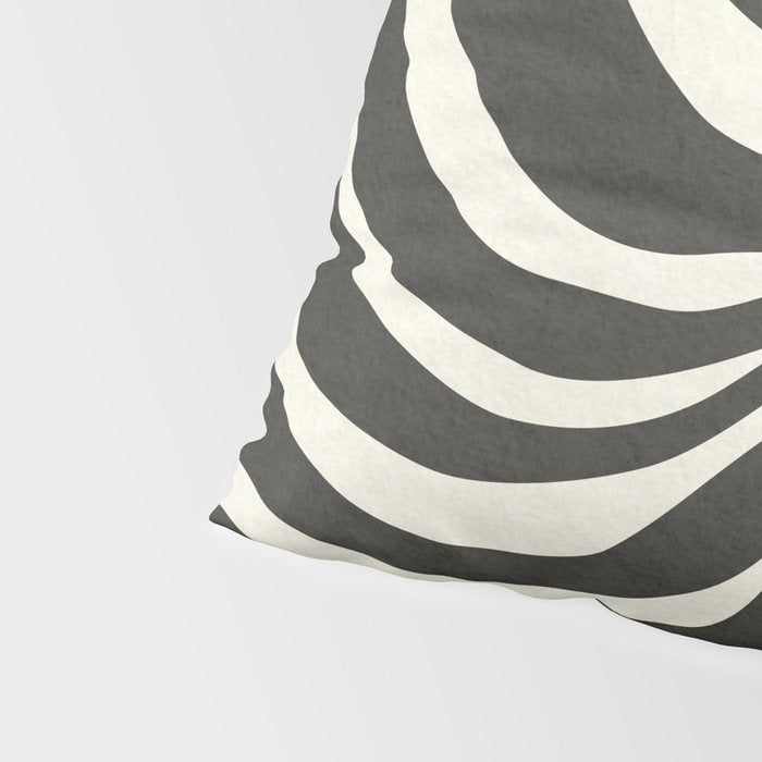 abstract blossom flower-black Pillow Sham Gallery Image 4