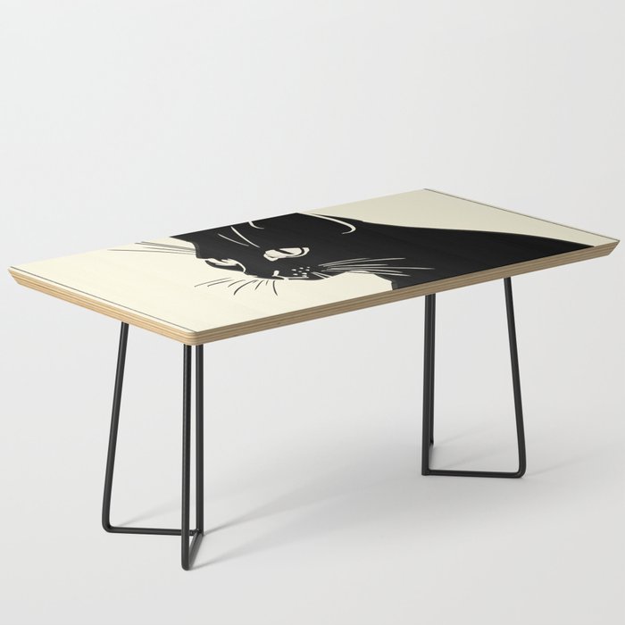 Minimalist Black Cat Coffee Table Gallery Image 1