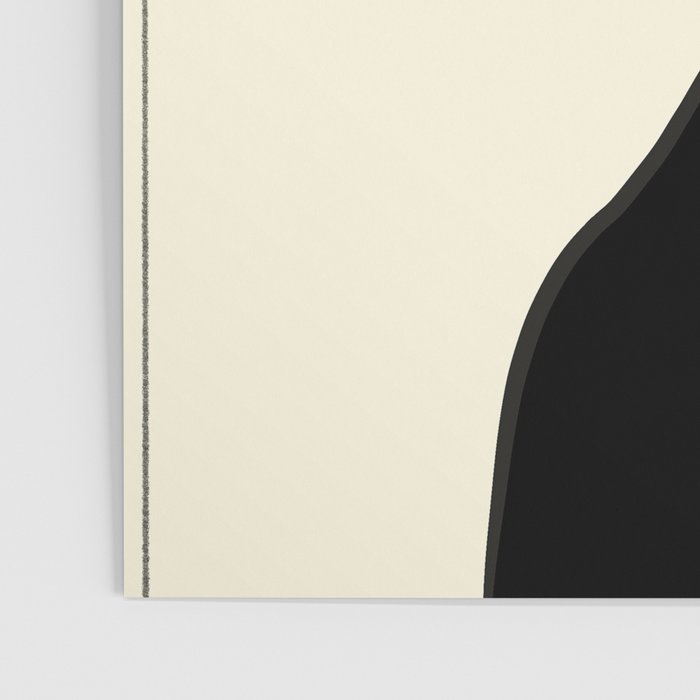 Minimalist Black Cat Poster Gallery Image 3