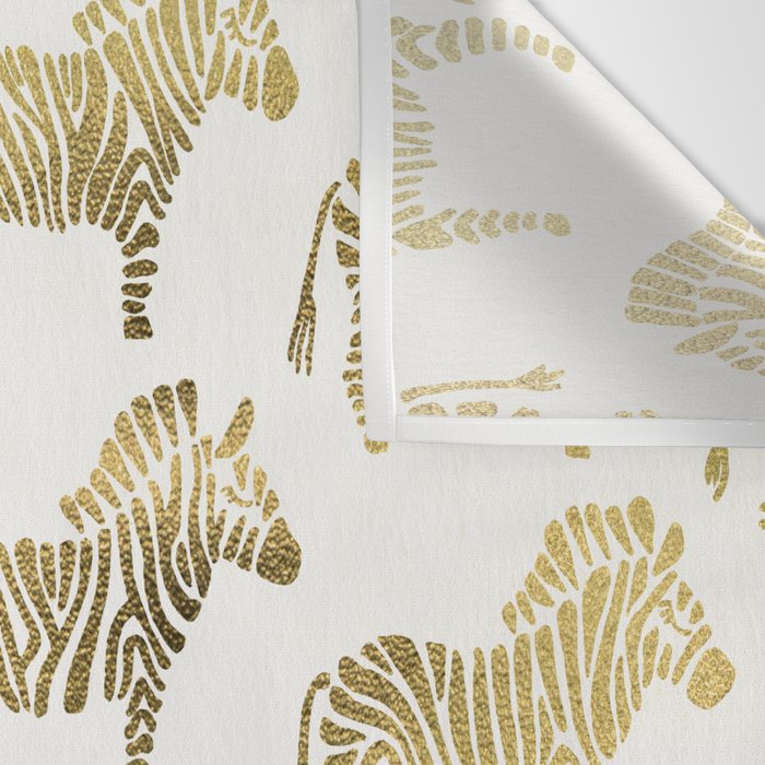Golden Zebras Wall Tapestry Gallery Image 3