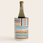 Colorful Lines Playful Modern Artwork Wine Chiller Gallery Image 3