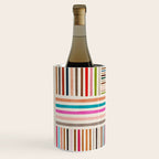 Colorful Lines Playful Modern Artwork Wine Chiller Gallery Image 2