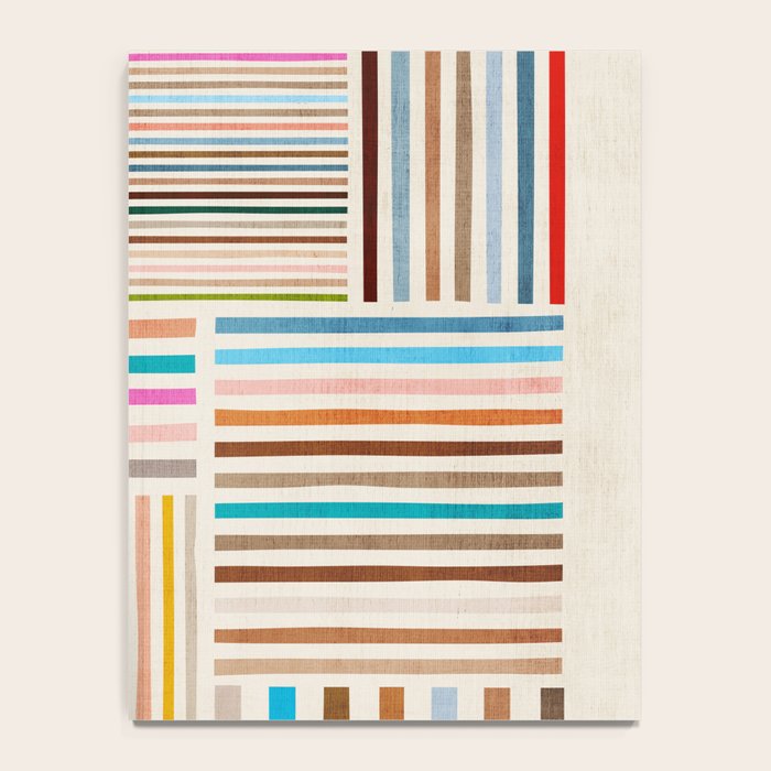 Colorful Lines Playful Modern Artwork Notebook Gallery Image 4