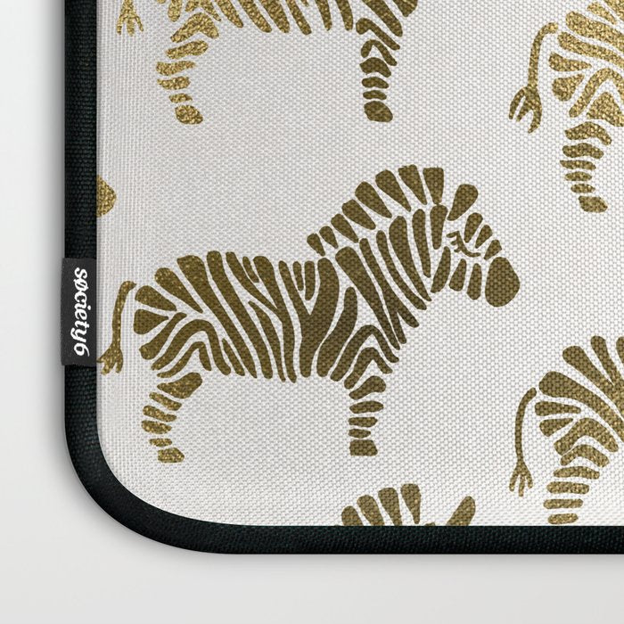 Golden Zebras Laptop Sleeve Gallery Image 3