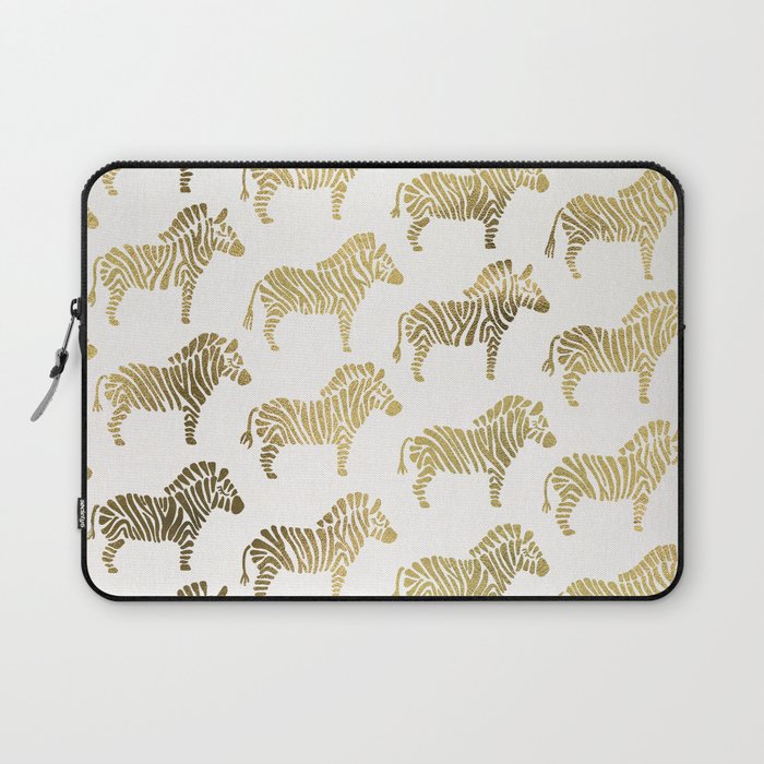 Golden Zebras Laptop Sleeve Gallery Image 1