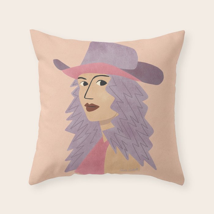 Disco Cowgirl Throw Pillow Gallery Image 6