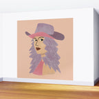 Disco Cowgirl Wall Mural Gallery Image 2