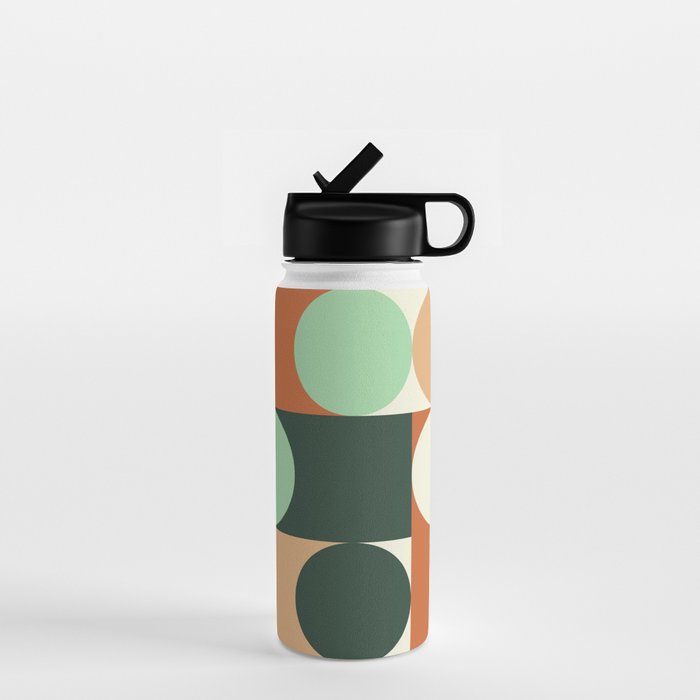 Modern Geometric 84A Water Bottle Gallery Image 1