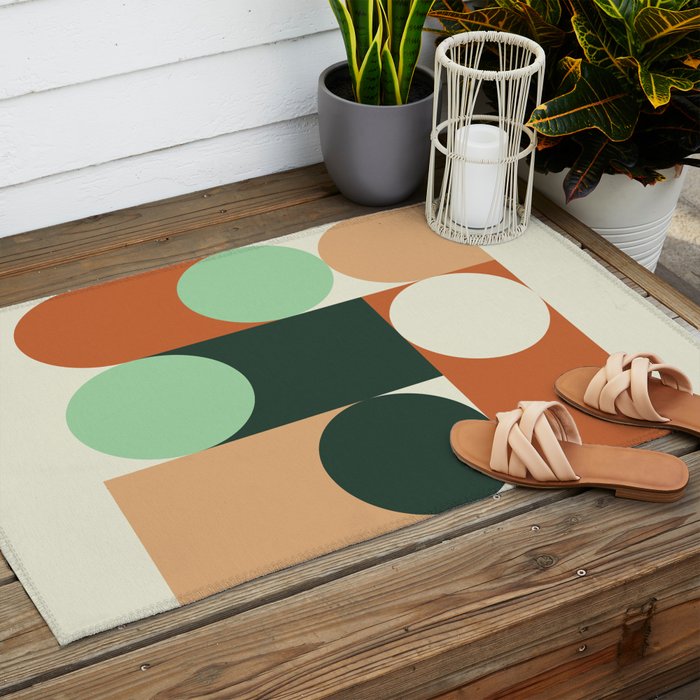 Modern Geometric 84A Outdoor Rug Gallery Image 2