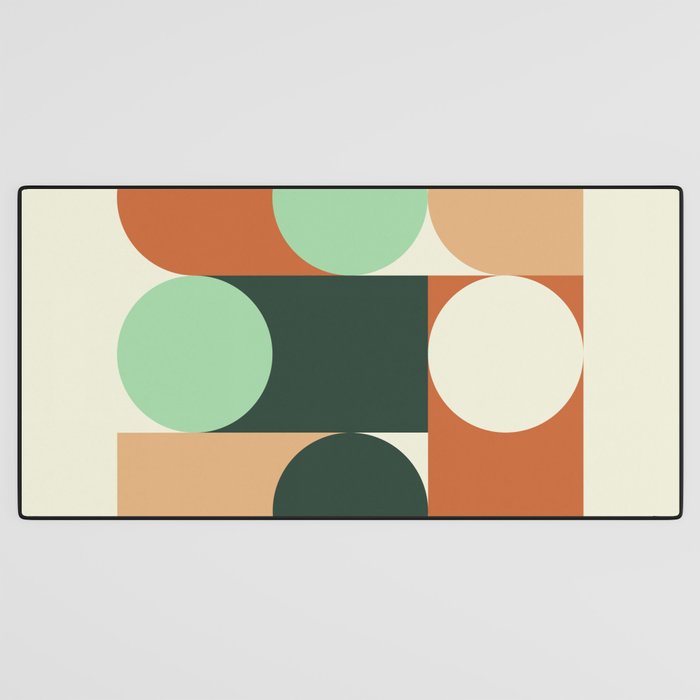 Modern Geometric 84A Desk Mat Gallery Image 3